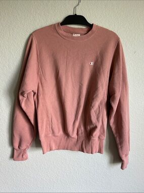 Champion Men's Crewneck Sweatshirt in Rose